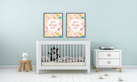 Download Minimalist Kids Bedroom Empty Frames - Empty Collection