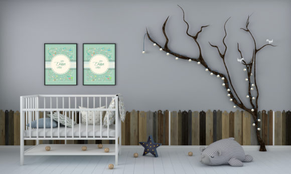 Download Minimalist Kids Bedroom Empty Frames - Empty Collection