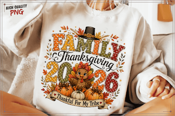 Download Family Thanksgiving 2026 PNG, Fall PNG - Thanksgiving Collection